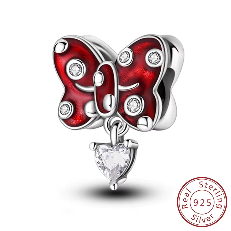 Hot Sale 925 Sterling Silve Charms Beads Forever Love Heart Sister Family Life Charms Dangle for Bracelet Woman Jewelry Gifts