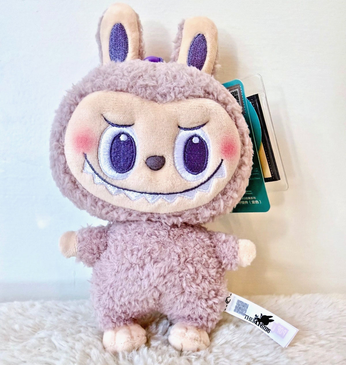 LABUBU Plush the MONSTERS Figure Pendant W/ Tiny Book, Bejing Exclusive