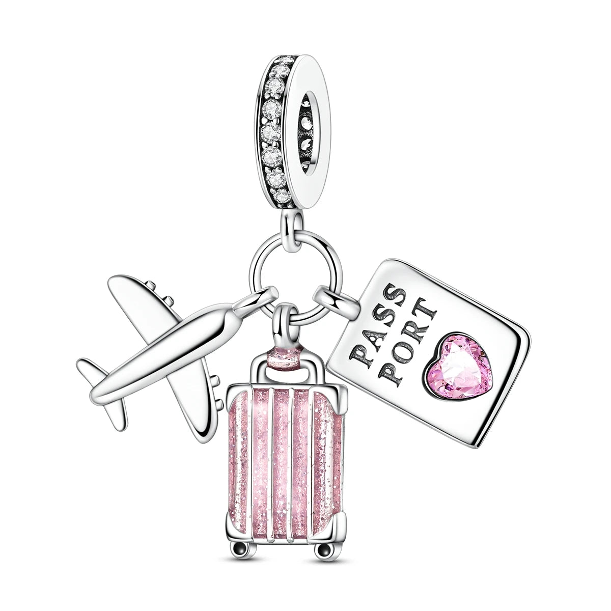 Hot Sale 925 Silver Charms Beads Fit Original Pan Bracelet Making for Woman Jewelry Fashion Pendant