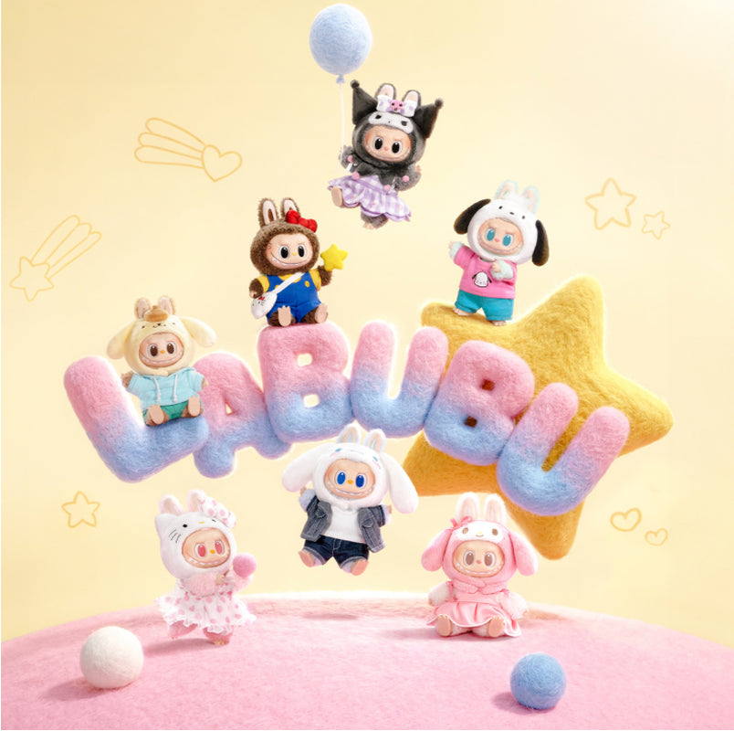 LABUBU X Sanrio (My Melody) Hello Kitty & Friends Vinyl Plush Pendant POP MART