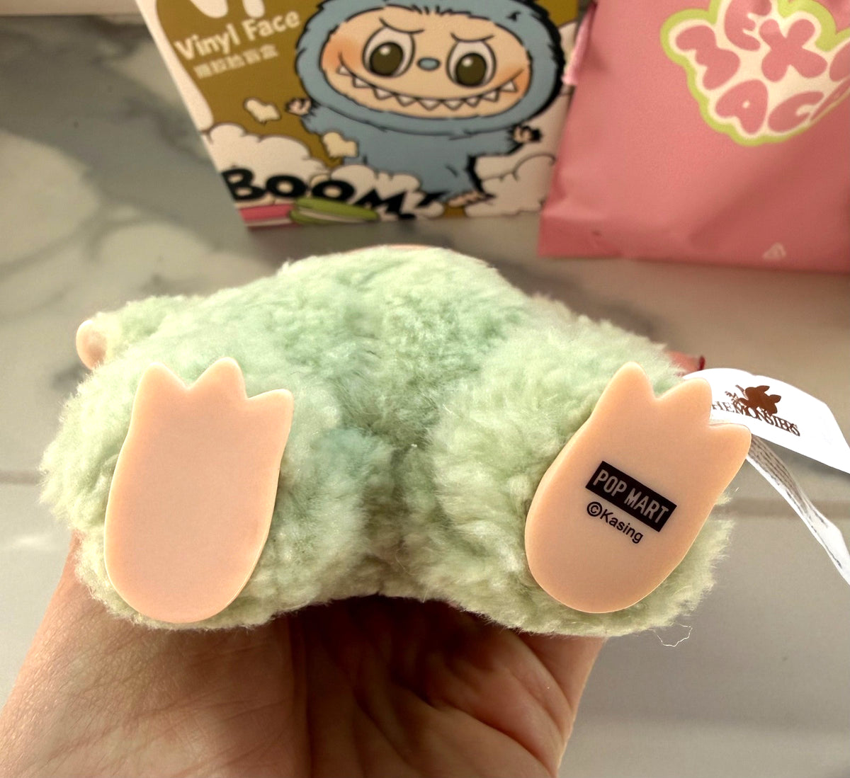 LABUBU Exciting Macaron GREEN GRAPE Plush AUTHENTIC the Monsters POP MART 💚