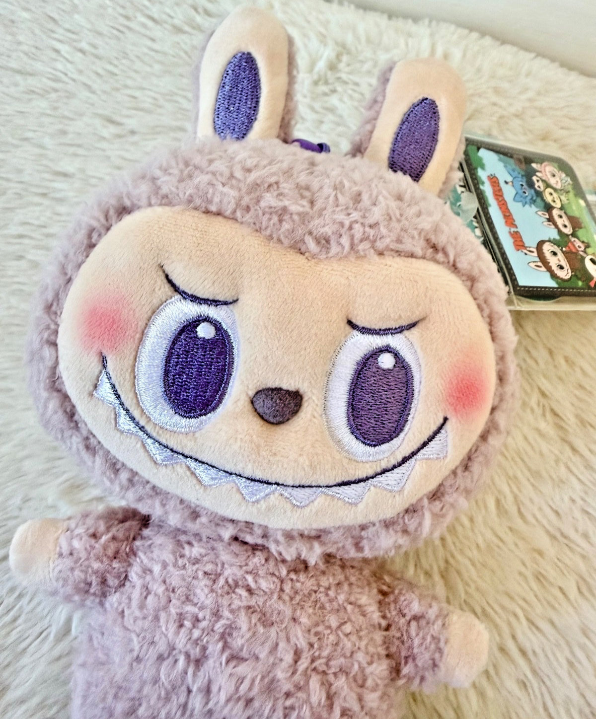 LABUBU Plush the MONSTERS Figure Pendant W/ Tiny Book, Bejing Exclusive