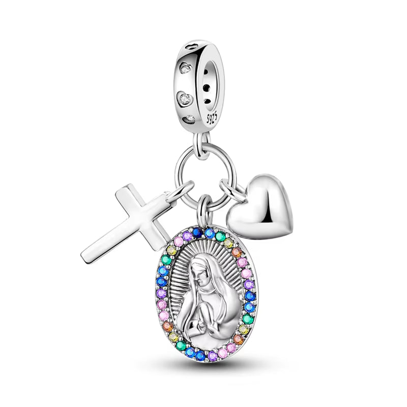 Hot Sale 925 Silver Charms Beads Fit Original Pan Bracelet Making for Woman Jewelry Fashion Pendant