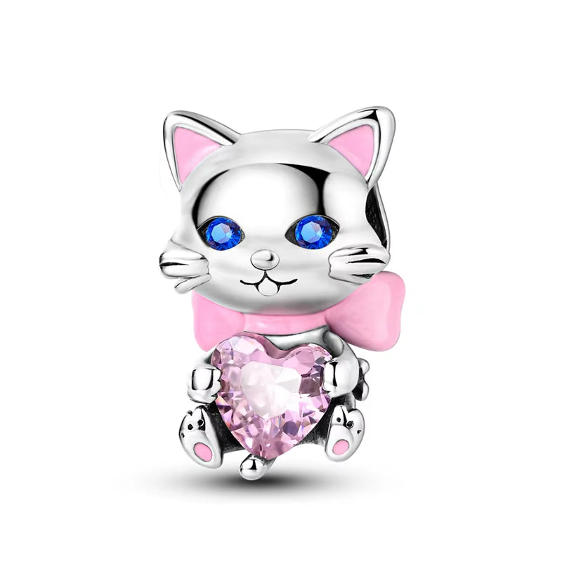 Hot Sale 925 Silver Charms Beads Fit Original Pan Bracelet Making for Woman Jewelry Fashion Pendant