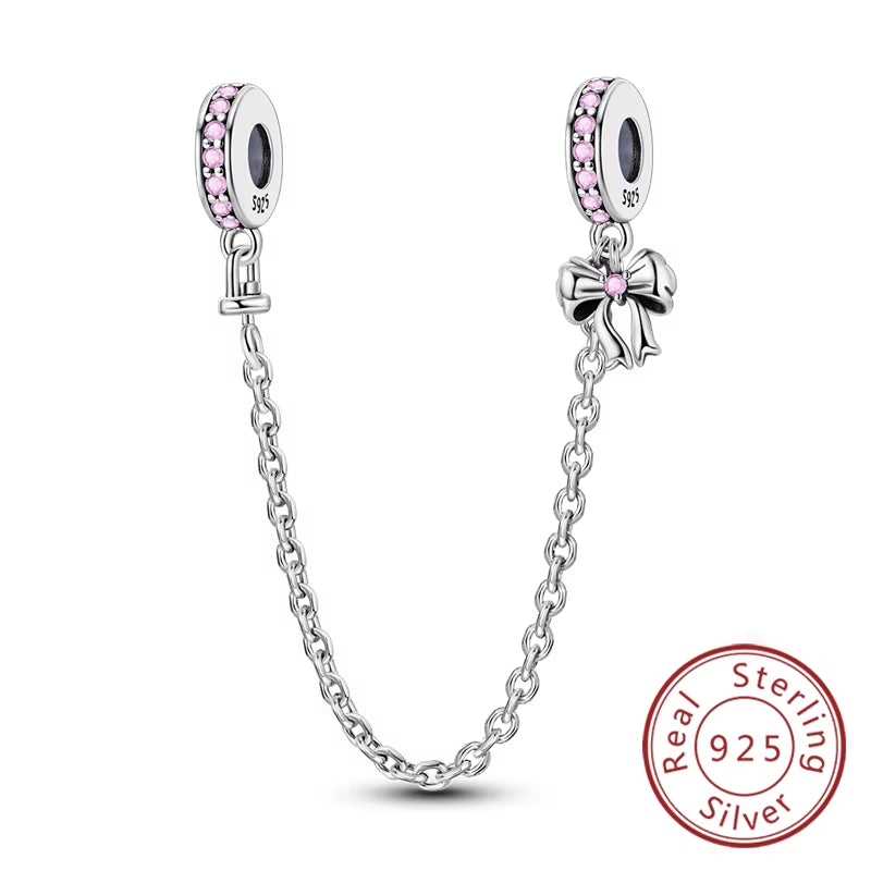 Hot Sale 925 Sterling Silve Charms Beads Forever Love Heart Sister Family Life Charms Dangle for Bracelet Woman Jewelry Gifts