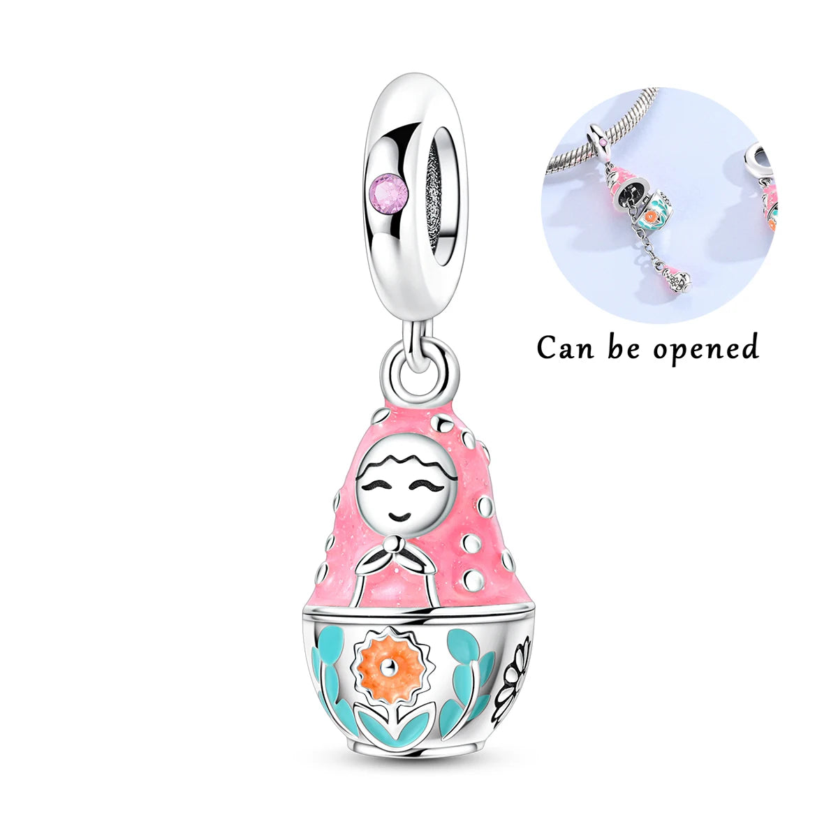 Hot Sale 925 Silver Charms Beads Fit Original Pan Bracelet Making for Woman Jewelry Fashion Pendant