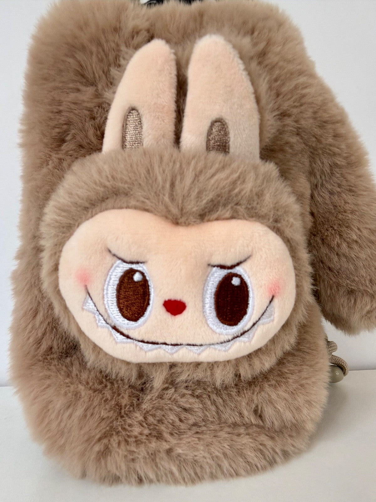 LABUBU Warm Fluffy Plush Mittens POP LAND - Beijing Exclusive NEW 🤎